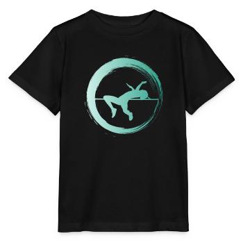 Sporty Hobby Leidenschaft Hochsprung - Stanley/Stella Kinder T-Shirt MINI CREATOR  - Schwarz - Vorne - Mikhail (115cm)