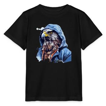 Streetstyle-Falke | Falken-Liebhaber - Stanley/Stella Kinder T-Shirt MINI CREATOR  - Schwarz - Vorne - Mikhail (115cm)