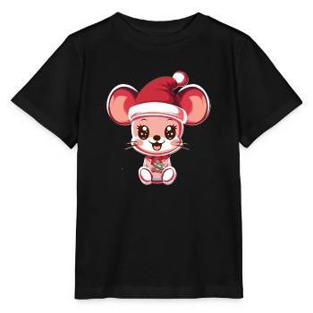 "Merry Cat - Stanley/Stella MINI CREATOR Kids’ T-Shirt - black - Front - Mikhail (115cm)