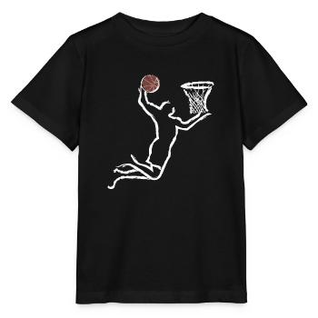 Basket ball player - Stanley/Stella MINI CREATOR Kids’ T-Shirt - black - Front - Mikhail (115cm)