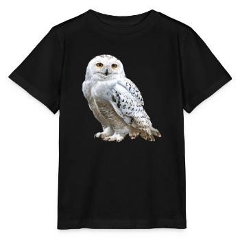 Harfang des neiges - T-shirt bio MINI CREATOR Stanley/Stella Enfant - noir - Devant - Mikhail (115cm)