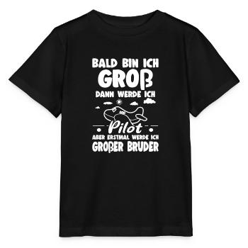 I'm going to announce big brother pilot offspring - Stanley/Stella MINI CREATOR Kids’ T-Shirt - black - Front - Mikhail (115cm)