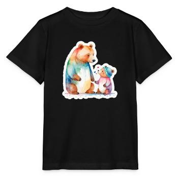 Strong family - Stanley/Stella MINI CREATOR Kids’ T-Shirt - black - Front - Mikhail (115cm)