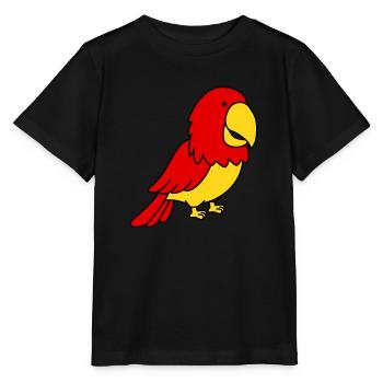 papegoja - T-shirt MINI CREATOR barn från Stanley/Stella - svart - Fram - Mikhail (115cm)