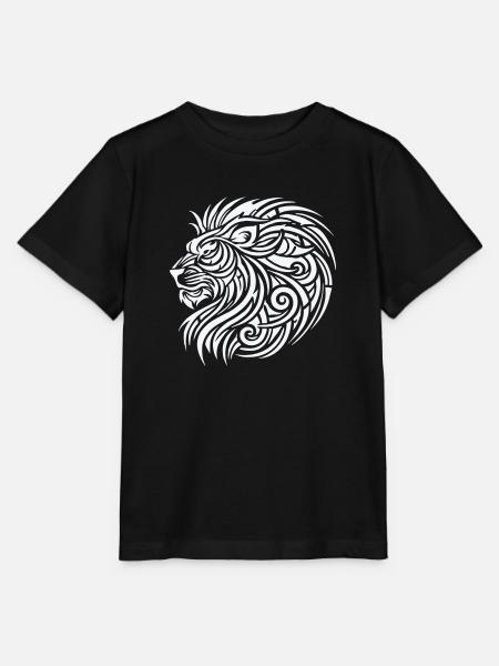 lion tribal - Stanley/Stella Kinder T-Shirt MINI CREATOR - Schwarz