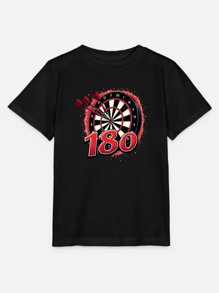 Dart Dartpfeil Darts 180 Dartboard Triple - Stanley/Stella MINI CREATOR Kids’ T-Shirt - black
