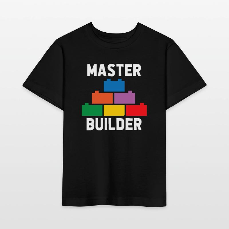 Brick Builder Brick Building Master Builder Stanley/Stella MINI CREATOR Kids’ T-Shirt