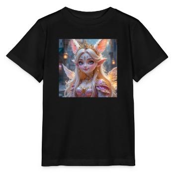 Elfanica - Stanley/Stella Kinder T-Shirt MINI CREATOR  - Schwarz - Vorne - Mikhail (115cm)