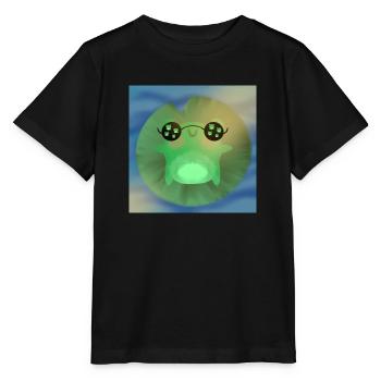 Grenouille bronzante - T-shirt bio MINI CREATOR Stanley/Stella Enfant - noir - Devant - Mikhail (115cm)