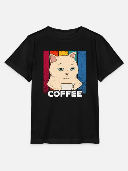 Morgenmuffel - Coffee - Stanley/Stella Kinder T-Shirt MINI CREATOR - Schwarz