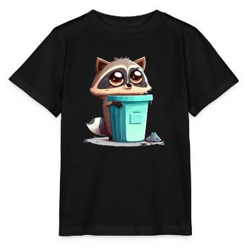 Trash Panda - Stanley/Stella MINI CREATOR Kids’ T-Shirt - black - Front - Mikhail (115cm)