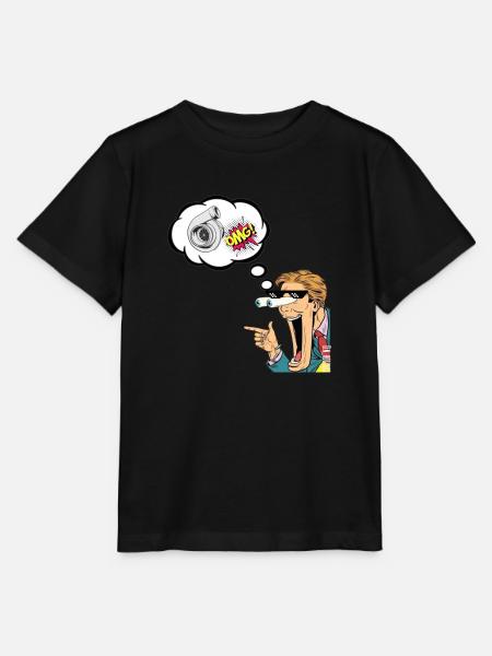 Omg Turbo - Stanley/Stella Kinder T-Shirt MINI CREATOR - Schwarz