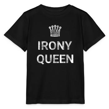 Irony Queen - Stanley/Stella MINI CREATOR Kids’ T-Shirt - black - Front - Mikhail (115cm)