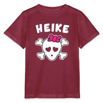 Pirate Heike Design pour les filles et les femmes - T-shirt bio MINI CREATOR Stanley/Stella Enfant - bordeaux - Devant - Kain (125cm)