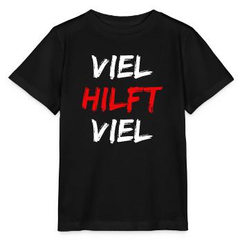 Beaucoup aide beaucoup - T-shirt bio MINI CREATOR Stanley/Stella Enfant - noir - Devant - Mikhail (115cm)