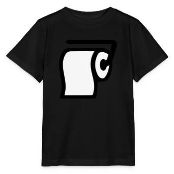 Papier hygiénique - T-shirt bio MINI CREATOR Stanley/Stella Enfant - noir - Devant - Mikhail (115cm)