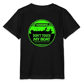 Avertissement de bateau - T-shirt bio MINI CREATOR Stanley/Stella Enfant - noir - Devant - Mikhail (115cm)