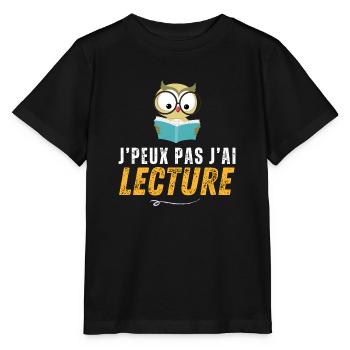 I can't read - Stanley/Stella MINI CREATOR Kids’ T-Shirt - black - Front - Mikhail (115cm)