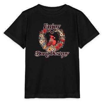 Enjoy Don't Destroy mother earth - Stanley/Stella MINI CREATOR Kids’ T-Shirt - black - Front - Mikhail (115cm)