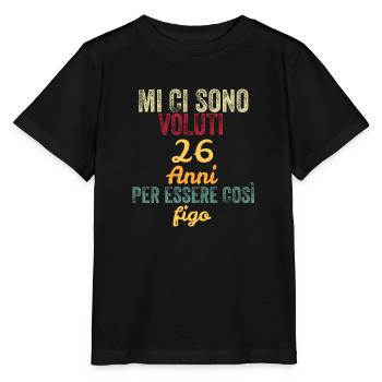It Took Me 26 Years to Be So Cool - Stanley/Stella MINI CREATOR Kids’ T-Shirt - black - Front - Mikhail (115cm)