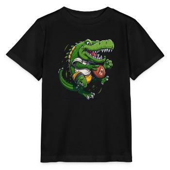 Croco d’Amérique - T-shirt bio MINI CREATOR Stanley/Stella Enfant - noir - Devant - Mikhail (115cm)