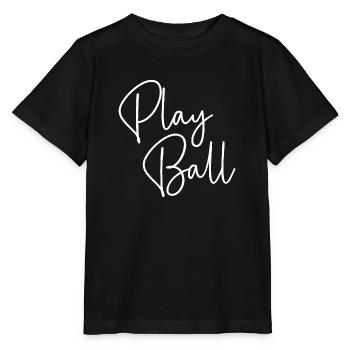 Play Ball - Stanley/Stella MINI CREATOR Kids’ T-Shirt - black - Front - Mikhail (115cm)