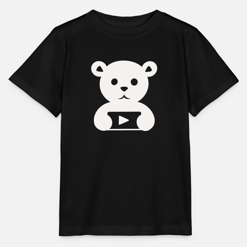 Teddybär creator youtube - Stanley/Stella Kinder T-Shirt MINI CREATOR  - Schwarz