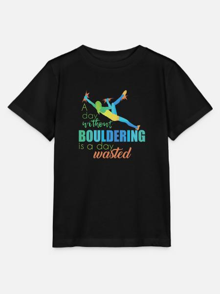 Bouldern - Stanley/Stella Kinder T-Shirt MINI CREATOR - Schwarz