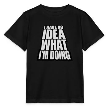 Aucune idée - T-shirt bio MINI CREATOR Stanley/Stella Enfant - noir - Devant - Mikhail (115cm)