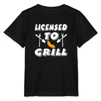 Griller - T-shirt bio MINI CREATOR Stanley/Stella Enfant - noir - Devant - Mikhail (115cm)