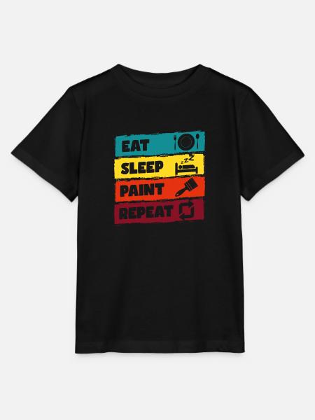 Maler Baustelle Handwerker - Stanley/Stella Kinder T-Shirt MINI CREATOR - Schwarz