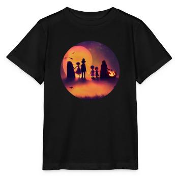 Halloween Familie - Stanley/Stella Kinder T-Shirt MINI CREATOR  - Schwarz - Vorne - Mikhail (115cm)