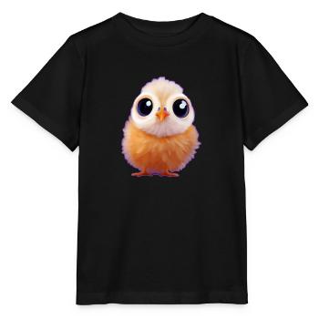 witziges Kücken - Stanley/Stella Kinder T-Shirt MINI CREATOR  - Schwarz - Vorne - Mikhail (115cm)