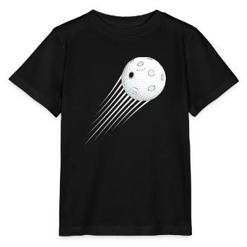 Balle de floorball - T-shirt bio MINI CREATOR Stanley/Stella Enfant - noir - Devant - Mikhail (115cm)