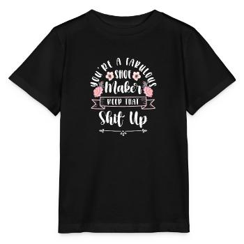 Cobbler Profession Humour Travail - T-shirt bio MINI CREATOR Stanley/Stella Enfant - noir - Devant - Mikhail (115cm)