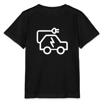 Electric car - Stanley/Stella MINI CREATOR Kids’ T-Shirt - black - Front - Mikhail (115cm)