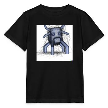 Crazy Doge - Stanley/Stella Kinder T-Shirt MINI CREATOR  - Schwarz - Vorne - Mikhail (115cm)