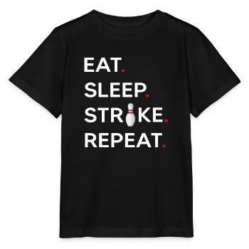 Bowling Strike Bowling ball x Bowling-Life - Stanley/Stella MINI CREATOR Kids’ T-Shirt - black - Front - Mikhail (115cm)