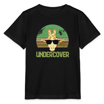 undercover Giraffe Sonnenbrille - Stanley/Stella Kinder T-Shirt MINI CREATOR  - Schwarz - Vorne - Mikhail (115cm)