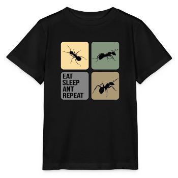 Ant ant State Fire ant ant-life - Stanley/Stella MINI CREATOR Kids’ T-Shirt - black - Front - Mikhail (115cm)
