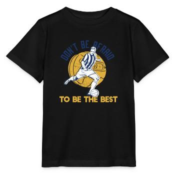 N’ayez pas peur d’être le meilleur football cool - T-shirt bio MINI CREATOR Stanley/Stella Enfant - noir - Devant - Mikhail (115cm)