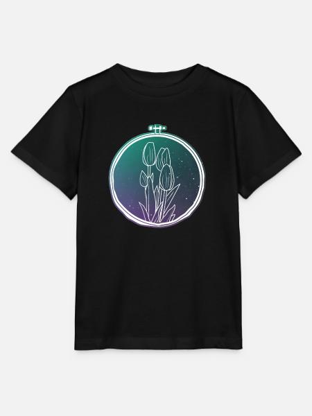 Tulpen - Stanley/Stella Kinder T-Shirt MINI CREATOR - Schwarz