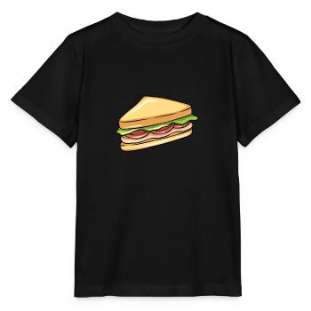 Sandwich - T-shirt bio MINI CREATOR Stanley/Stella Enfant - noir - Devant - Mikhail (115cm)