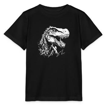 Treks Dinosaurier MBP - Stanley/Stella Kinder T-Shirt MINI CREATOR  - Schwarz - Vorne - Mikhail (115cm)