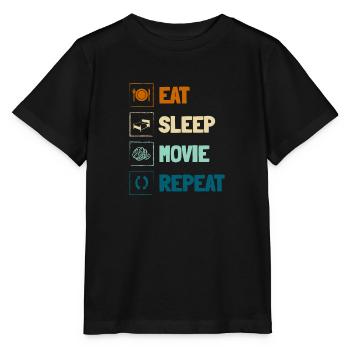Filmstar Camera Staff Festival - Stanley/Stella MINI CREATOR Kids’ T-Shirt - black - Front - Mikhail (115cm)