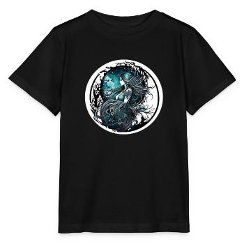 femme prêtresse - T-shirt bio MINI CREATOR Stanley/Stella Enfant - noir - Devant - Mikhail (115cm)