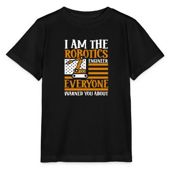 Maschine Zahnrad Ingenieur Techniker - Stanley/Stella Kinder T-Shirt MINI CREATOR  - Schwarz - Vorne - Mikhail (115cm)