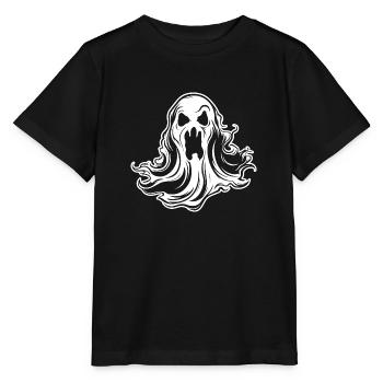 Ghost Ghosts Witching Hour Halloween - T-shirt bio MINI CREATOR Stanley/Stella Enfant - noir - Devant - Mikhail (115cm)