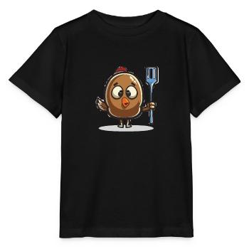 Thanksgiving Türkei - Stanley/Stella Kinder T-Shirt MINI CREATOR  - Schwarz - Vorne - Mikhail (115cm)