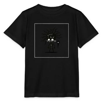 Intelligence augmentée - T-shirt bio MINI CREATOR Stanley/Stella Enfant - noir - Devant - Mikhail (115cm)